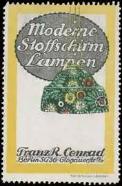 Moderne Stoffschirm-Lampen