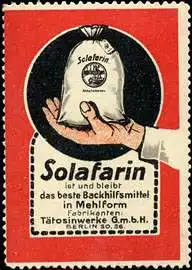 Solafarin zum Backen fÃ¼r den BÃ¤cker