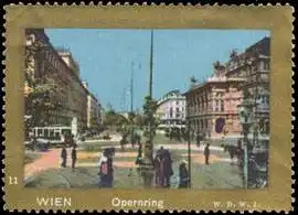 Opernring mit StraÃenbahn