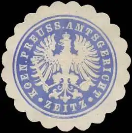 K.Pr. Amtsgericht Zeitz