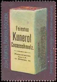 Zum Braten, Backen, Kochen - Feinstes Kunerol Cocosschmalz
