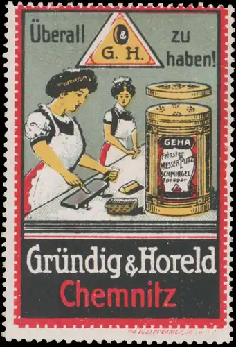 Geha feinster Messerputz überall zu haben!