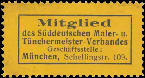 Mitglied des SÃ¼ddeutschen Maler- und TÃ¼chnermeister-Verbandes