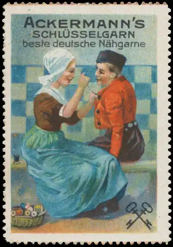 Ackermanns Schlüsselgarn beste deutsche Nähgarne