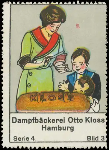 Familie mit Brot