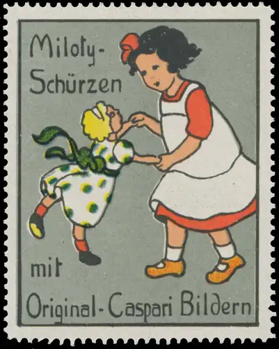 Miloty SchÃ¼rzen mit Original-Caspari-Bildern