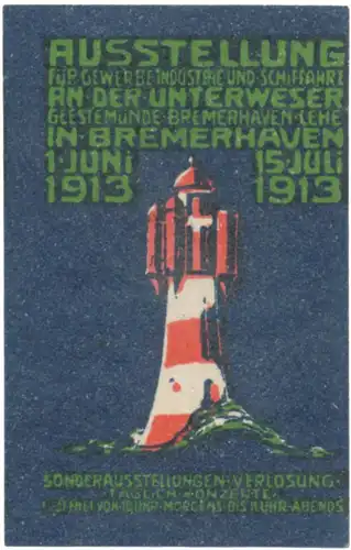 Ausstellung fÃ¼r Gewerbe, Industrie uns Schiffahrt an der Unterweser