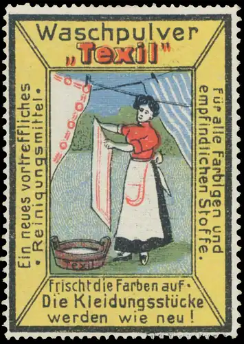 Waschpulver Textil