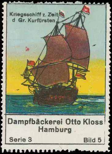 Kriegsschiff zur Zeit des GroÃen KurfÃ¼rsten