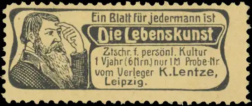 Ein Blatt für jedermann ist die Lebenskunst