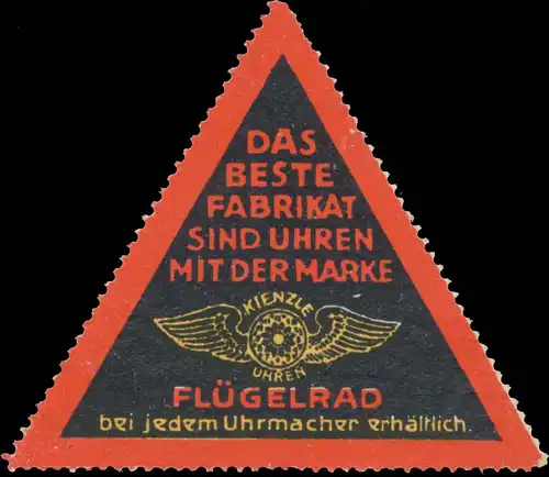 Das beste Fabrikat sind Uhren mit der Marke Kienzle Flügelrad