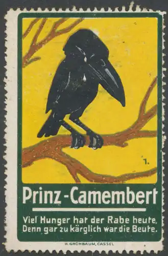 Viel Hunger hat der Rabe heute