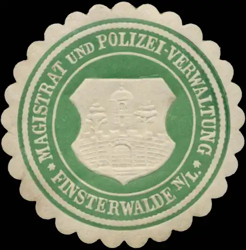 Magistrat und Polizei-Verwaltung Finsterwalde Niederlausitz