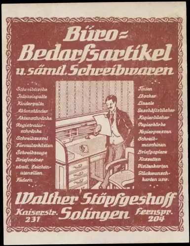 BÃ¼ro-Bedarfsartikel