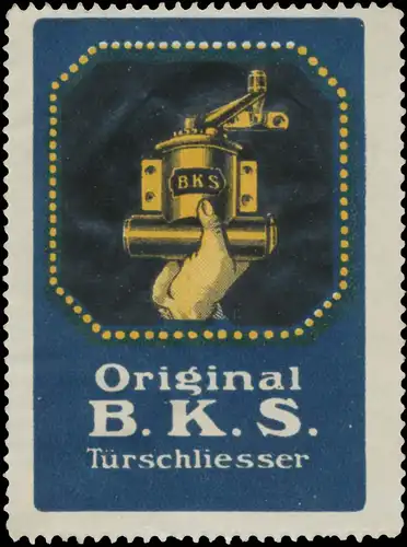 Original B.K.S. Türschliesser