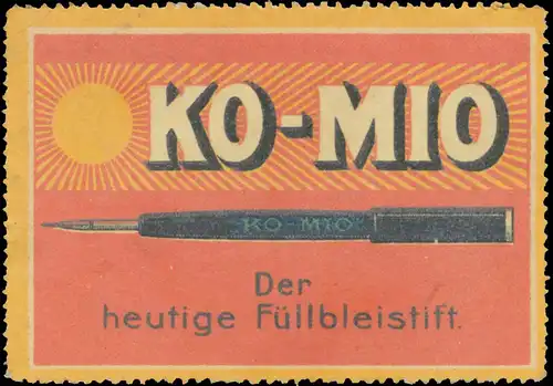 Ko-Mio der heutige FÃ¼llbleistift