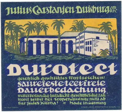 Durotect sÃ¤urefeste teerfreie Dauerbedachung