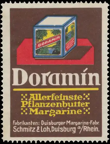 Doramin allerfeinste Pflanzenbutter Margarine
