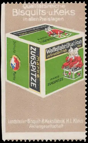 QualitÃ¤tsreiche Bisquits- und Keks Marke Zugspitze