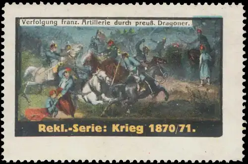 Verfolgung franzÃ¶sischer Artillerie durch preuÃische Dragoner