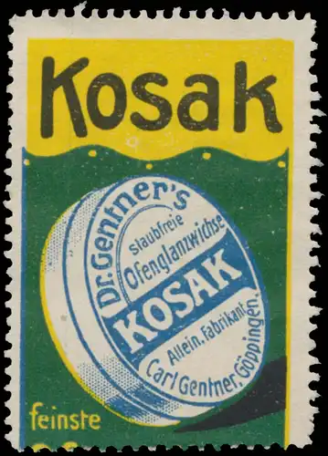 Dr. Gentners Kosak Ofenglanzwichse