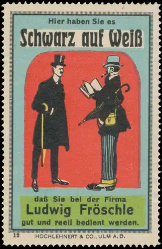 Hier haben Sie es Schwarz auf WeiÃ