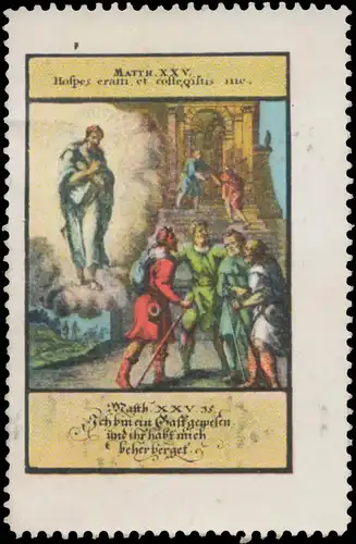 MatthÃ¤us XXV Ich bin ein Gast gewesenâ¦