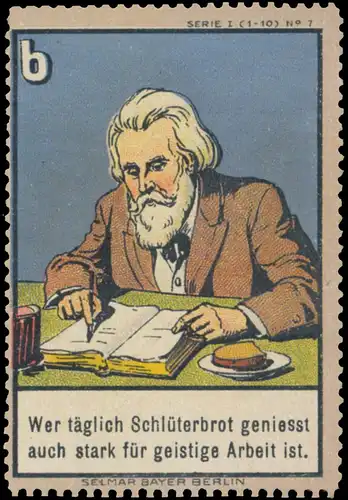 Wer tÃ¤glich SchlÃ¼terbrot geniesst