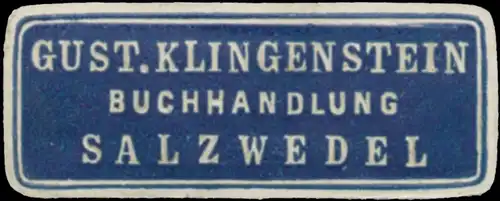 Buchhandlung Gust. Klingenstein
