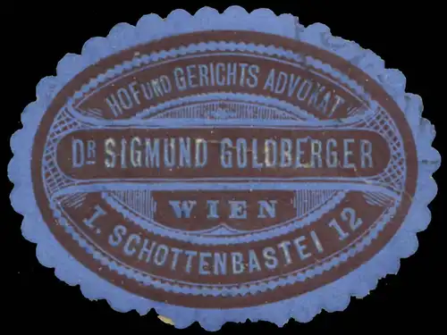 Rechtsanwalt Dr. Sigmund Goldberger