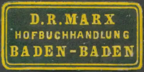 Hofbuchhandlung D.R. Marx