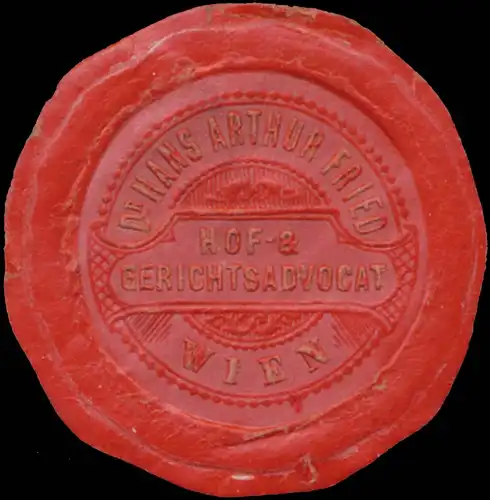 Rechtsanwalt Dr. Hans Arthur Fried