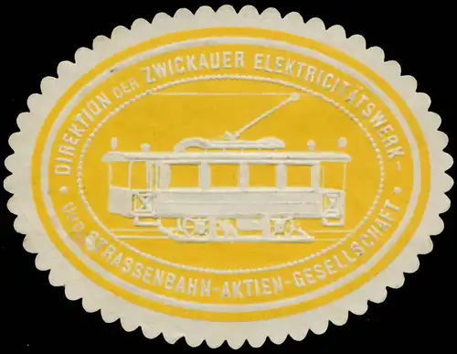 Direktion des Zwickauer ElektricitÃ¤tswerk und StraÃenbahn AG