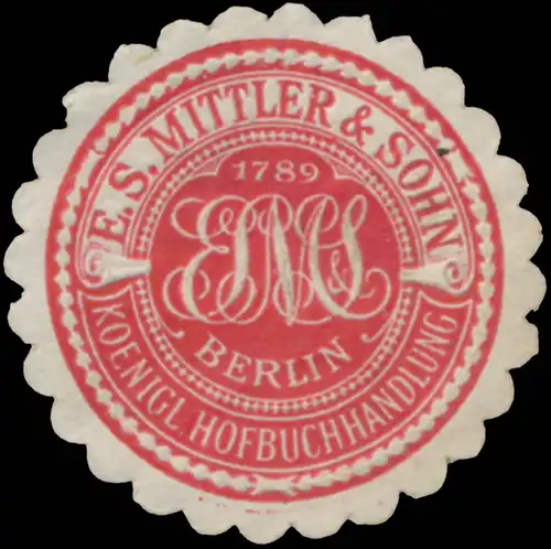 KÃ¶nigliche Hofbuchhandlung E.S. Mittler & Sohn