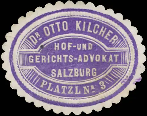 Rechtsanwalt Dr. Otto Kilcher