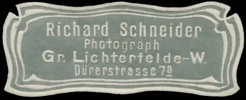 Fotograf Richard Schneider