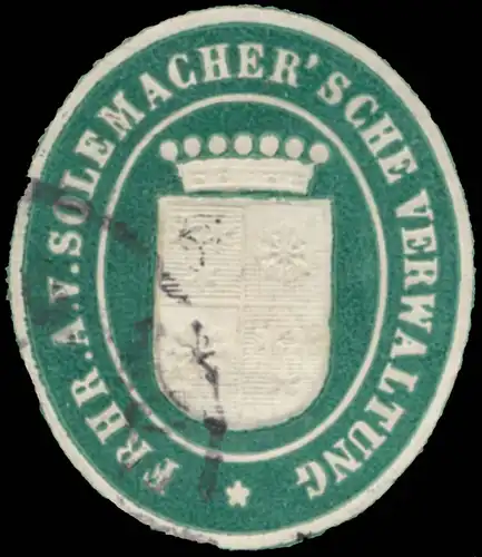 Freiherr A. von Schlemacher