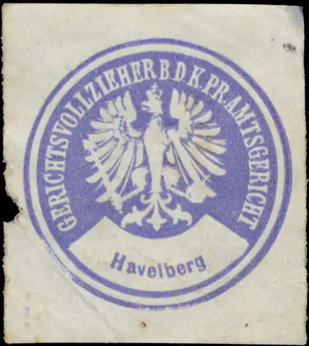 Gerichtsvollzieher b.d. K.Pr. Amtsgericht Havelberg