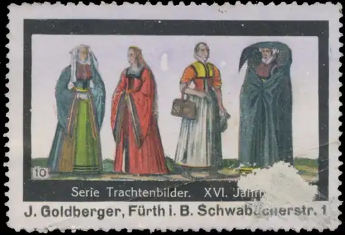 Serie Trachtenbilder XVI. Jahrhundert