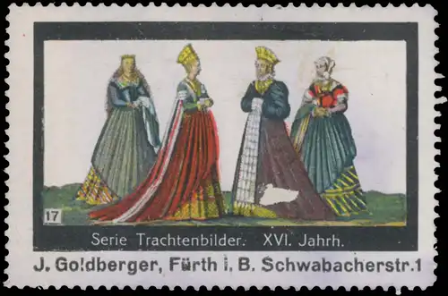 Serie Trachtenbilder XVI. Jahrhundert