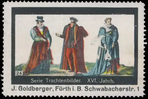 Serie Trachtenbilder XVI. Jahrhundert