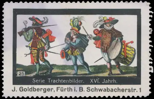 Serie Trachtenbilder XVI. Jahrhundert