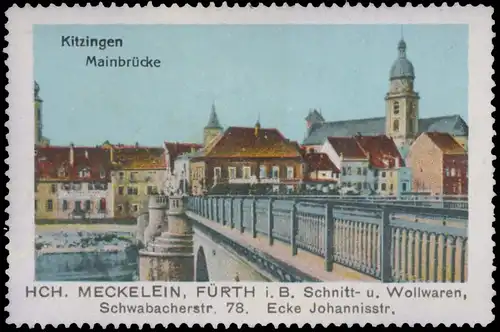 Mainbrücke in Kitzingen
