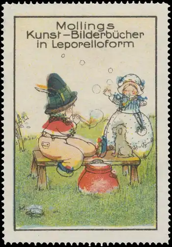 Mollings Kunst-Bilderbücher in Leporelloform
