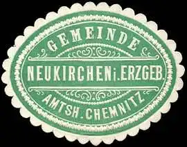 Gemeinde Neukirchen im Erzgebirge - Amtshauptmannschaft Chemnitz