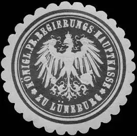 KÃ¶nigl. Pr. Regierungs-Hauptkasse zu LÃ¼neburg