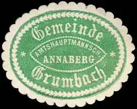 Gemeinde Grumbach - Amtshauptmannschaft Annaberg