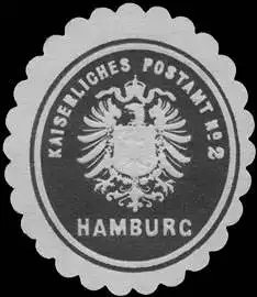 Kaiserliches Postamt No. 2 Hamburg