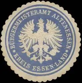 BÃ¼rgermeisteramt Altenessen Kreis Essen-Land