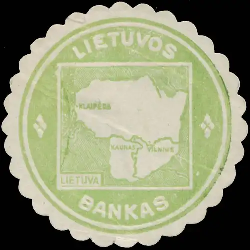 Lietuvos Bankas - Litauen Bank